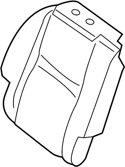 View 88620-3KA0A Seat Back Cushion Cover (Right) Full-Sized Product Image