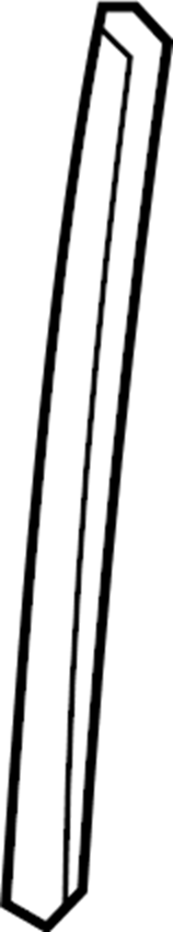 View 82870-9PF0A Door Molding (Right, Rear) Full-Sized Product Image