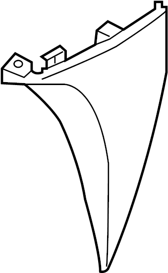 View 96032-3KA0A Spoiler Cap (Right, Rear) Full-Sized Product Image