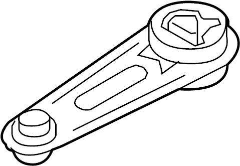 View 11360-ED000 Automatic Transmission Mount (Rear) Full-Sized Product Image