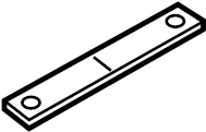 View 85010-1FA0A Bumper Cover Spacer Panel (Rear) Full-Sized Product Image