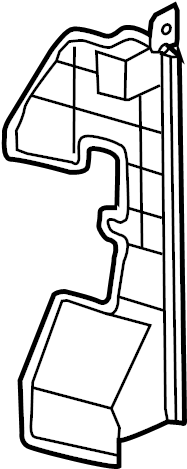 View 21559-5HK0A Radiator Support Air Deflector (Left) Full-Sized Product Image