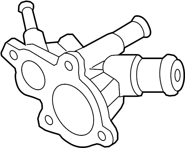 View 11060-3TS0A Engine Coolant Outlet Flange Full-Sized Product Image