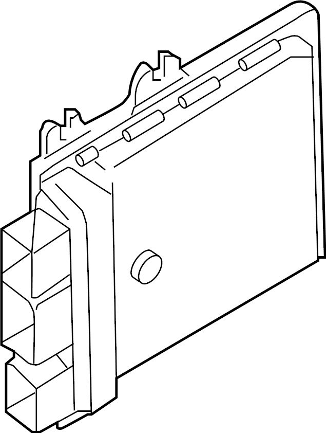 View 23703-5HA0A Blank Engine Control Module.  Full-Sized Product Image