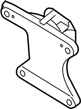 View 39780-4CZ0A Bracket Bearing Support, Drive Shaft. CV Axle Shaft Support Bearing.  (Front) Full-Sized Product Image