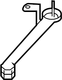 View 28915-4CE0A Washer Fluid Reservoir Filler Pipe Full-Sized Product Image
