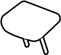 View 86460-6MD3B Headrest (Rear) Full-Sized Product Image