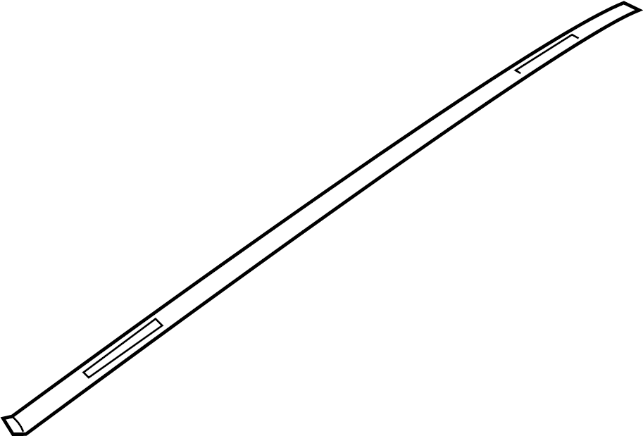 View 73853-6FR0E Roof Molding (Left) Full-Sized Product Image