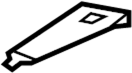 View 90440-4CL0A Liftgate Hinge Cover (Right) Full-Sized Product Image
