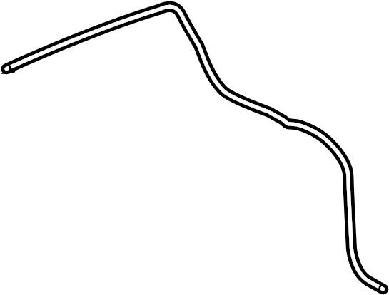 View 91392-4CL0A Sunroof Drain Hose (Right, Rear) Full-Sized Product Image