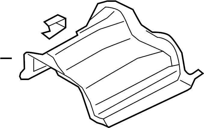 View 17285-JY00A Fuel Tank Shield Full-Sized Product Image