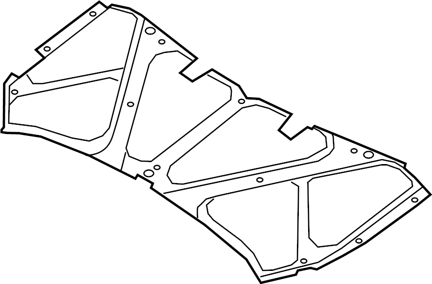 65840-5RB0A - Hood Insulation Pad - Genuine Nissan Part