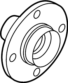 View 40202-6LA0A Wheel Hub (Front) Full-Sized Product Image