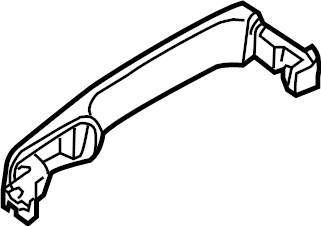 View 82640-5EF2A Exterior Door Handle (Right) Full-Sized Product Image
