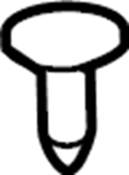 View 01553-04253 Quarter Panel Trim Panel Clip Full-Sized Product Image