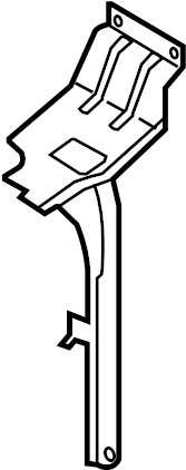 View 62550-1EA0A Hood Latch Support Full-Sized Product Image