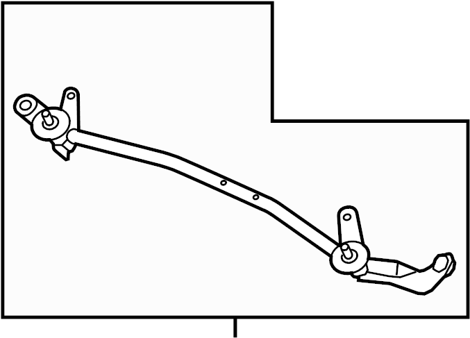 View 28840-1EA0A Windshield Wiper Linkage Full-Sized Product Image