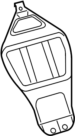 View 28163-1ET0A Radio Speaker Bracket Full-Sized Product Image