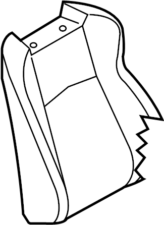 View 87620-1EA0A Seat Back Cushion Cover (Front) Full-Sized Product Image