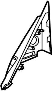 View 80293-1EA0A Door Mirror Trim Ring (Left, Front) Full-Sized Product Image