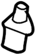 View 84840-1EA0A Liftgate Bump Stop Full-Sized Product Image