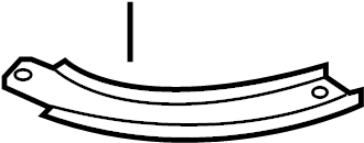 View 85044-1EA1A Bumper Cover Bracket (Right, Rear) Full-Sized Product Image