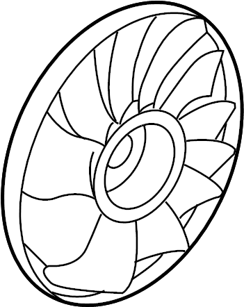 View 21486-3NA0A Engine Cooling Fan Blade Full-Sized Product Image