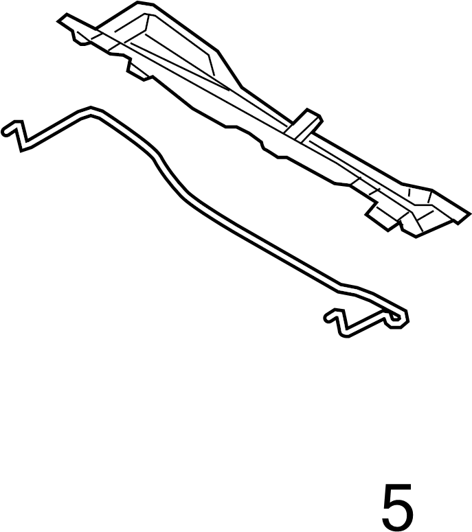 View 66832-3NF0A Cowl Seal Full-Sized Product Image