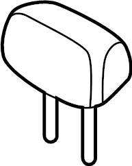 Ver 86460-6WK0C REPOSACABEZAS SEGUNDO ASIENTO Imagen de tamaño completo