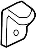 View 63826-0M000 Fender Spacer (Front) Full-Sized Product Image