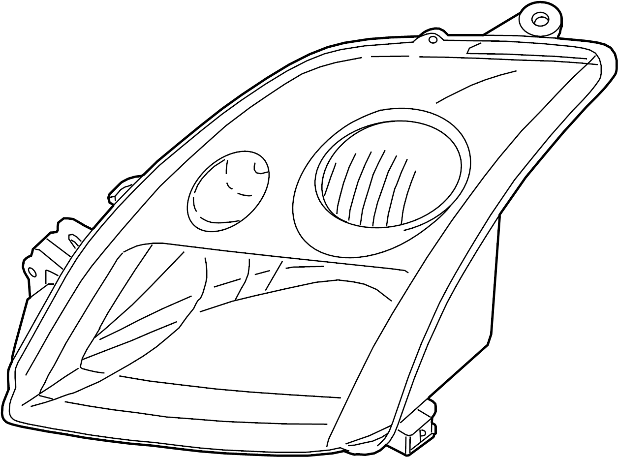 View 26010-ET80B Headlight (Right) Full-Sized Product Image