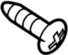 View 01456-0017U Plastic Screw. Screw TAPPING. Full-Sized Product Image