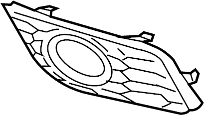 View 62257-4AF0B Fog Light Trim (Front) Full-Sized Product Image