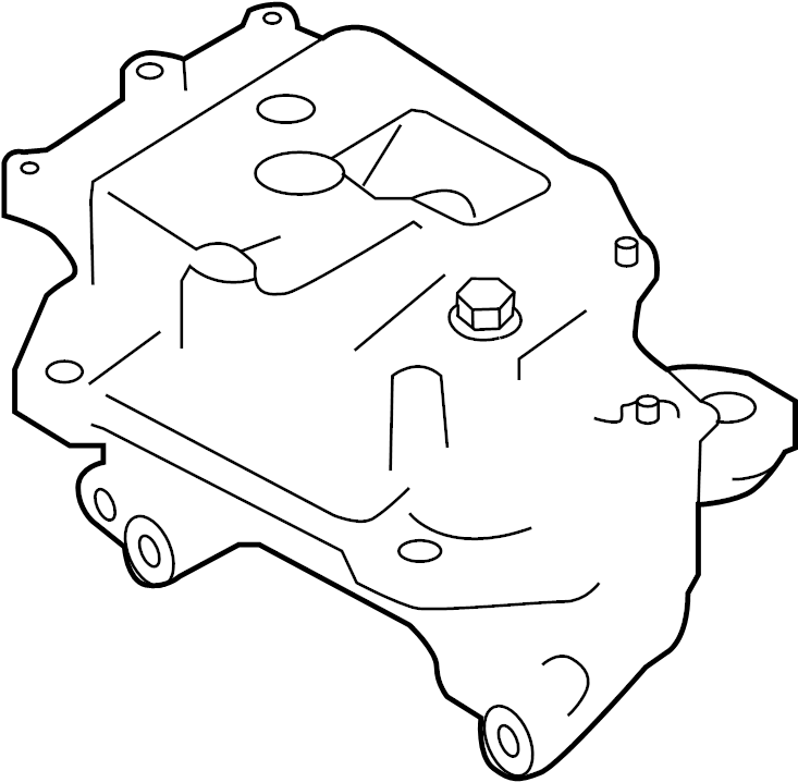 View 11220-1KF2B Engine Mount (Left) Full-Sized Product Image