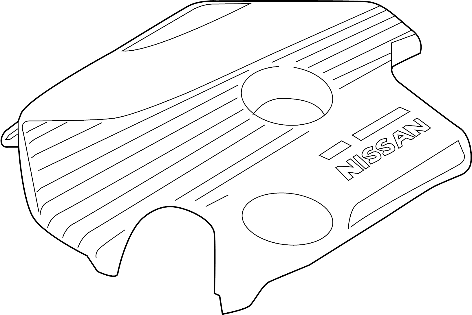 View 14041-3YM0A Engine Cover Full-Sized Product Image