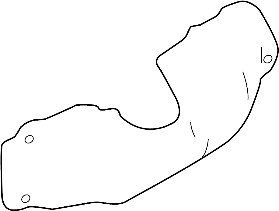 View 16590-BV80A Cover Exhaust Manifold.  Full-Sized Product Image