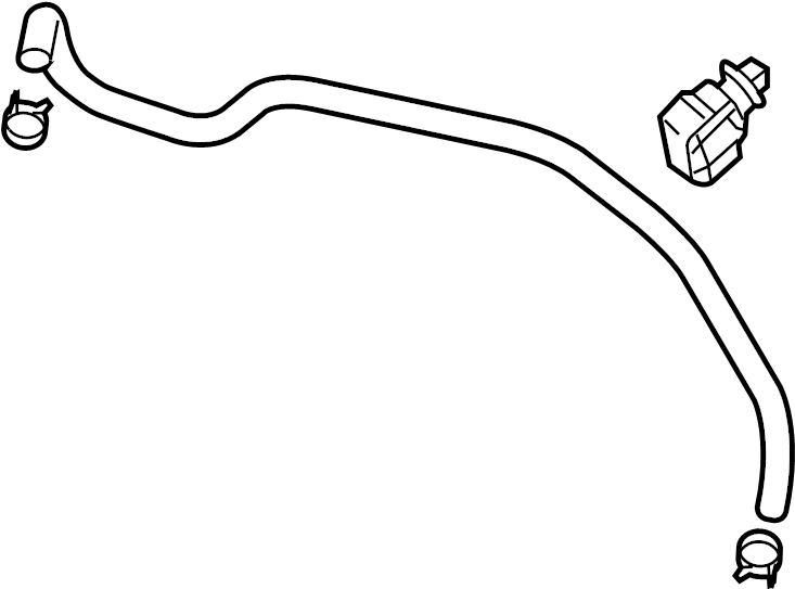 View 47401-3SH1A Brake Vacuum Hose Full-Sized Product Image