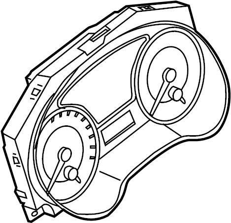 View 24810-9AM0D Instrument Cluster Full-Sized Product Image