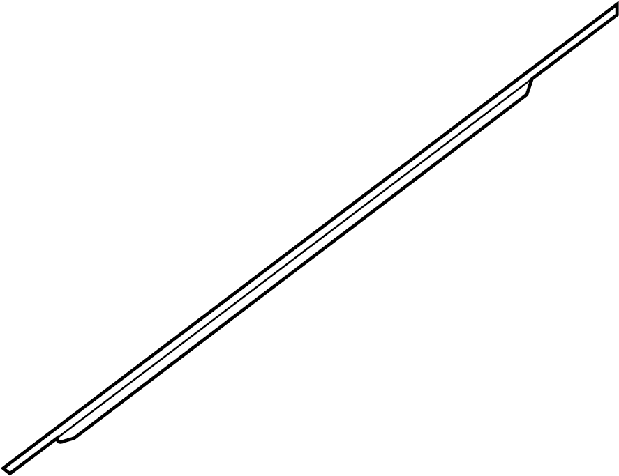 View 82821-3SG0A Door Belt Molding (Left, Rear) Full-Sized Product Image