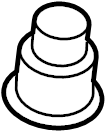 View 56204-1HM0A Suspension Shock Absorber Mount Cap (Rear) Full-Sized Product Image