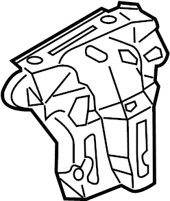 View 16590-WF702 Exhaust Manifold Heat Shield Full-Sized Product Image