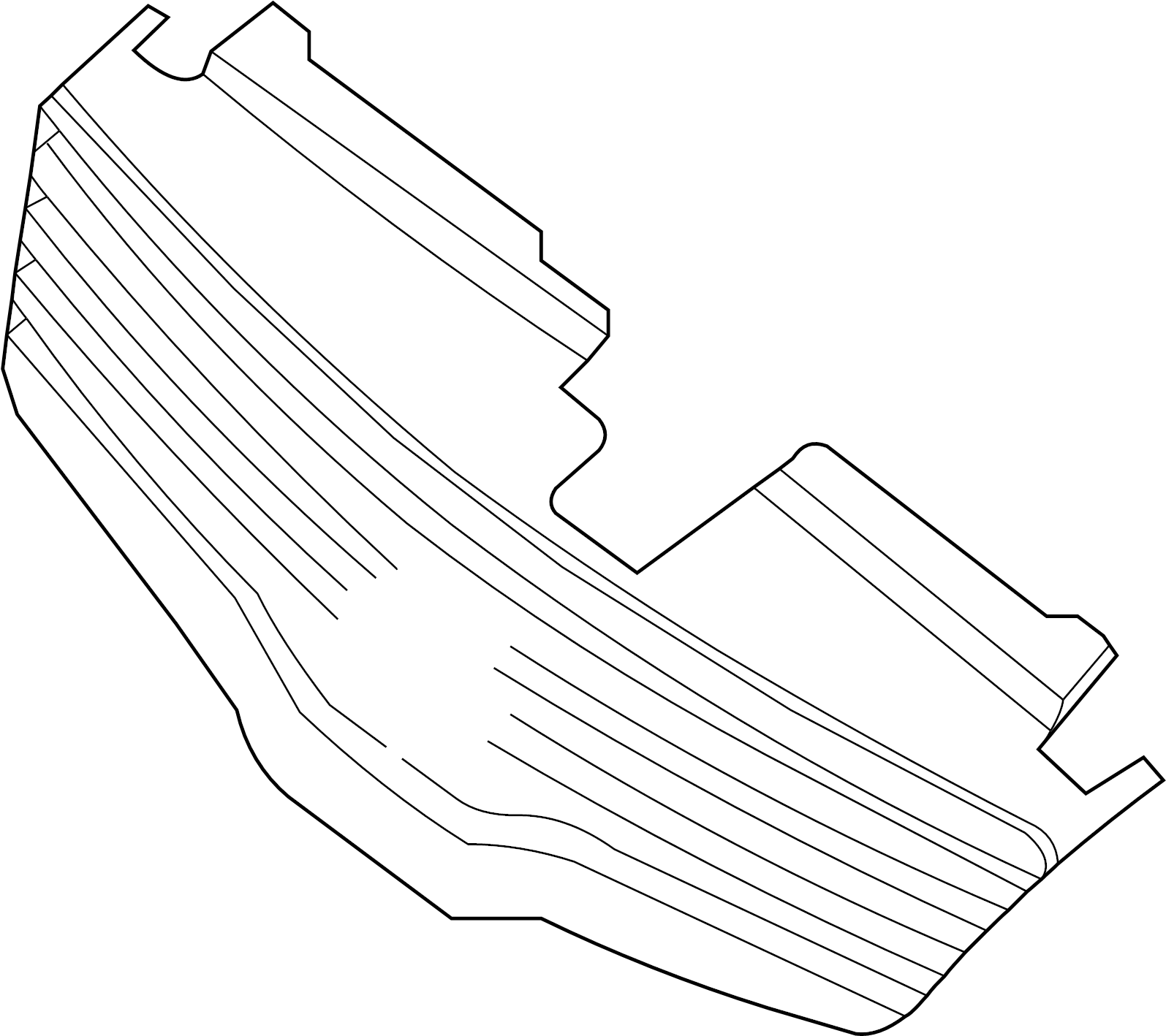 View 62070-ZN50A Grille (Front) Full-Sized Product Image
