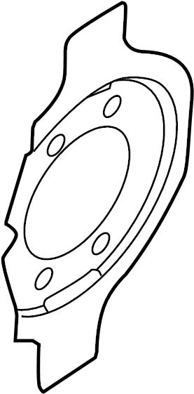 View 41151-JA00A Brake Dust Shield Full-Sized Product Image