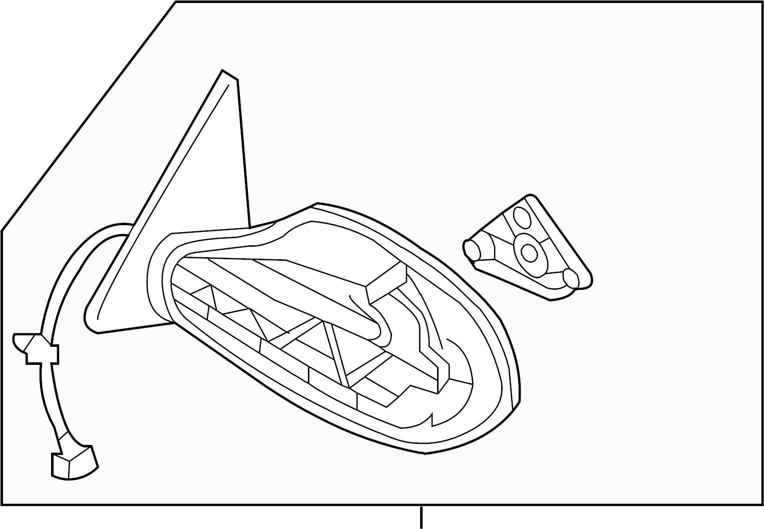View 96302-ZN56E Door Mirror (Left) Full-Sized Product Image