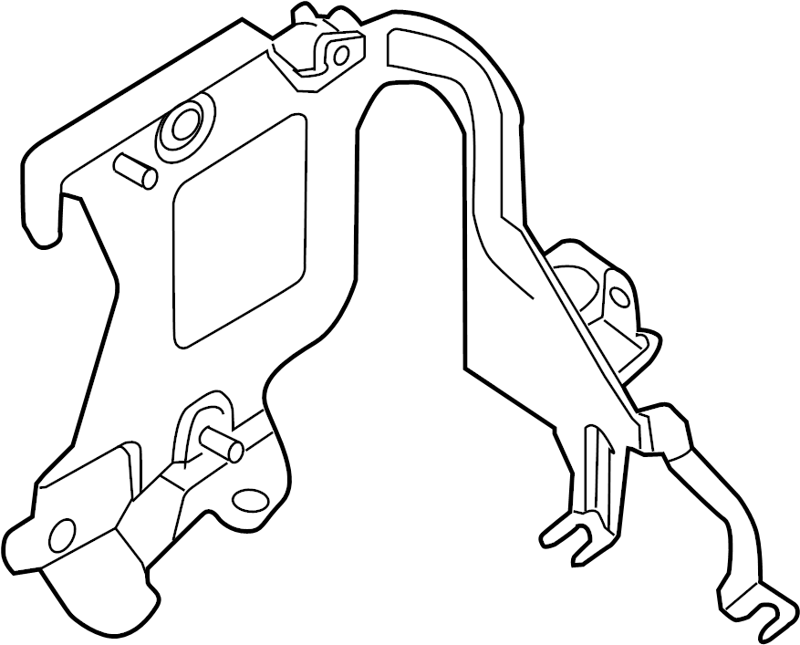 View 23714-3TA0B Engine Control Module (ECM) Bracket Full-Sized Product Image