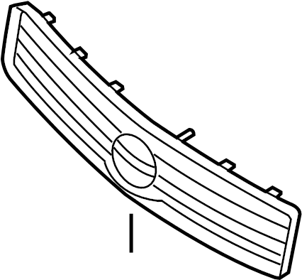 View 62070-9DA0B Grille (Front) Full-Sized Product Image