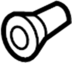 View 01236-00051 Grommet Screw. Nut. Full-Sized Product Image