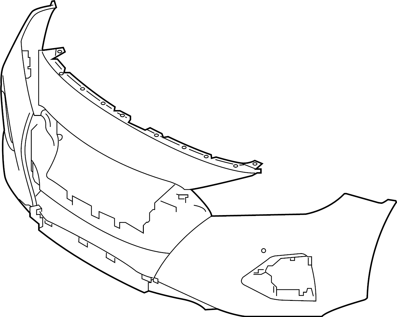 View 62022-9DJ1H Bumper Cover (Front) Full-Sized Product Image