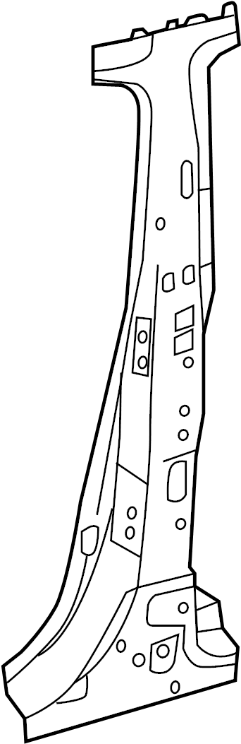 View G6514-4RAMA Body B-Pillar Reinforcement (Right) Full-Sized Product Image