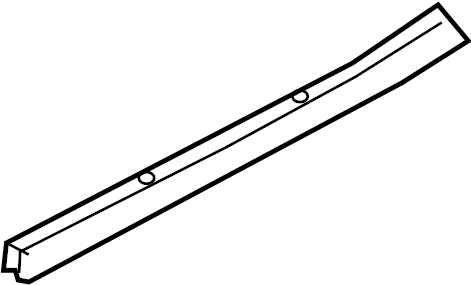 View 82838-4RA0B Door Seal (Right, Rear) Full-Sized Product Image